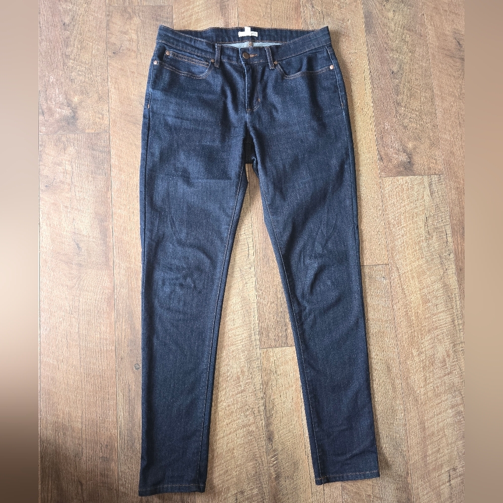 Eileen Fisher Mid Rise Skinny Jeans Size 10
